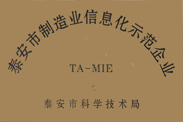 泰安市制造业信息化示范企业(图1)