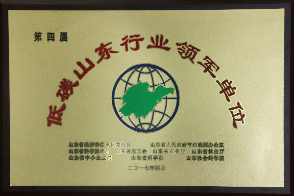 低碳山东行业领军单位(图1)